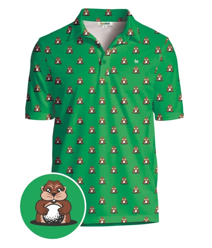 Men's Golpher Polo Shirt sold by Tipsy Elves