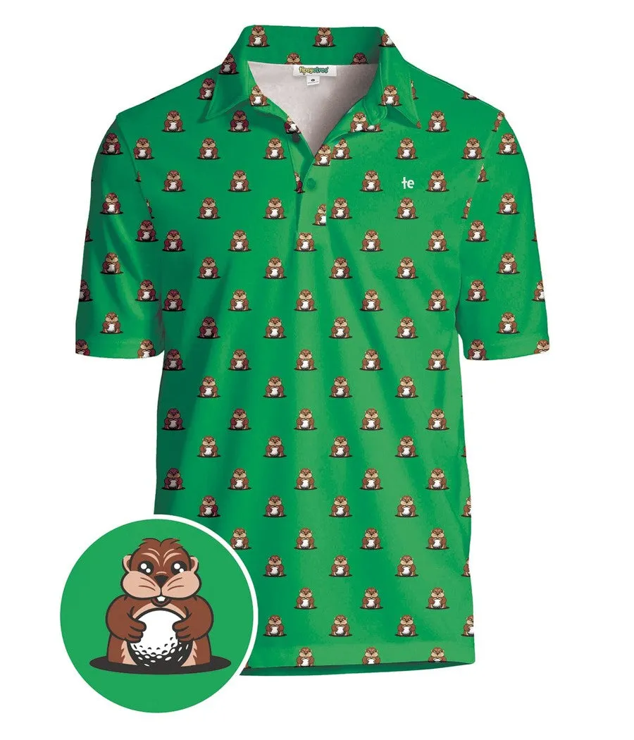 Men's Golpher Polo Shirt sold by Tipsy Elves