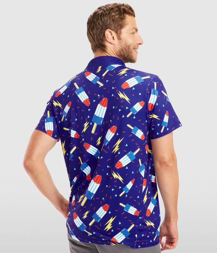 Men's Grand Finale Polo Shirt sold by Tipsy Elves product image thumbnail 4