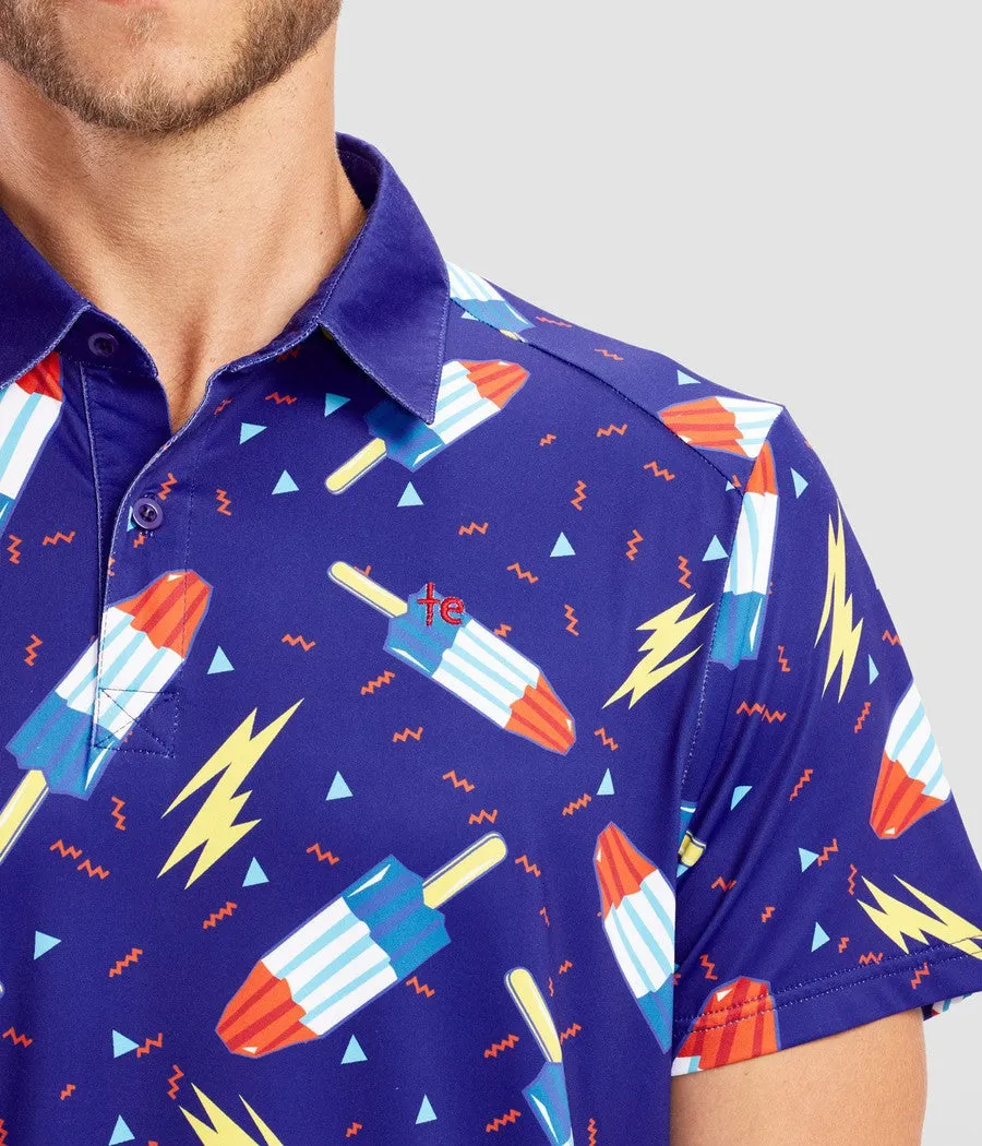 Men's Grand Finale Polo Shirt sold by Tipsy Elves product image thumbnail 5