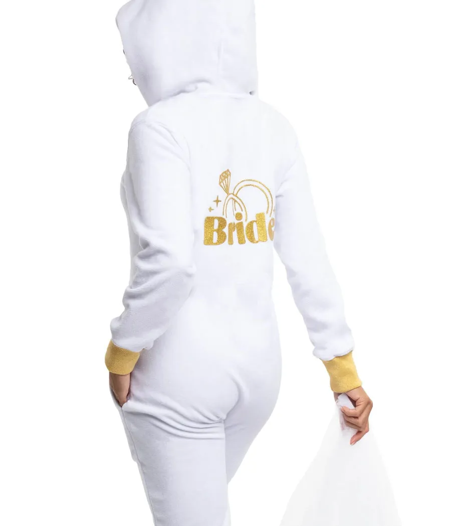 Women's Bachelorette Bride Jumpsuit sold by Tipsy Elves product image thumbnail 5