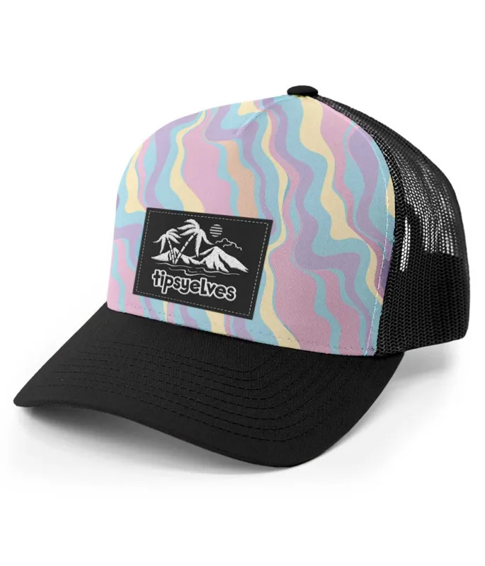 Marble Melt Hat made by Tipsy Elves