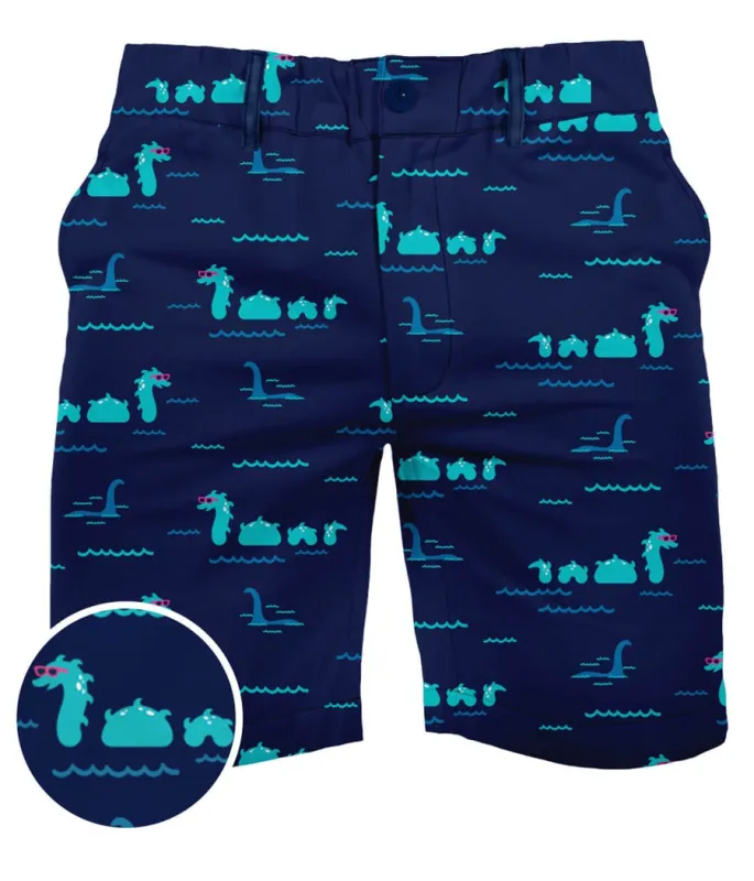 Men's Nothin' But Nessy Disc Golf Shorts made by Tipsy Elves