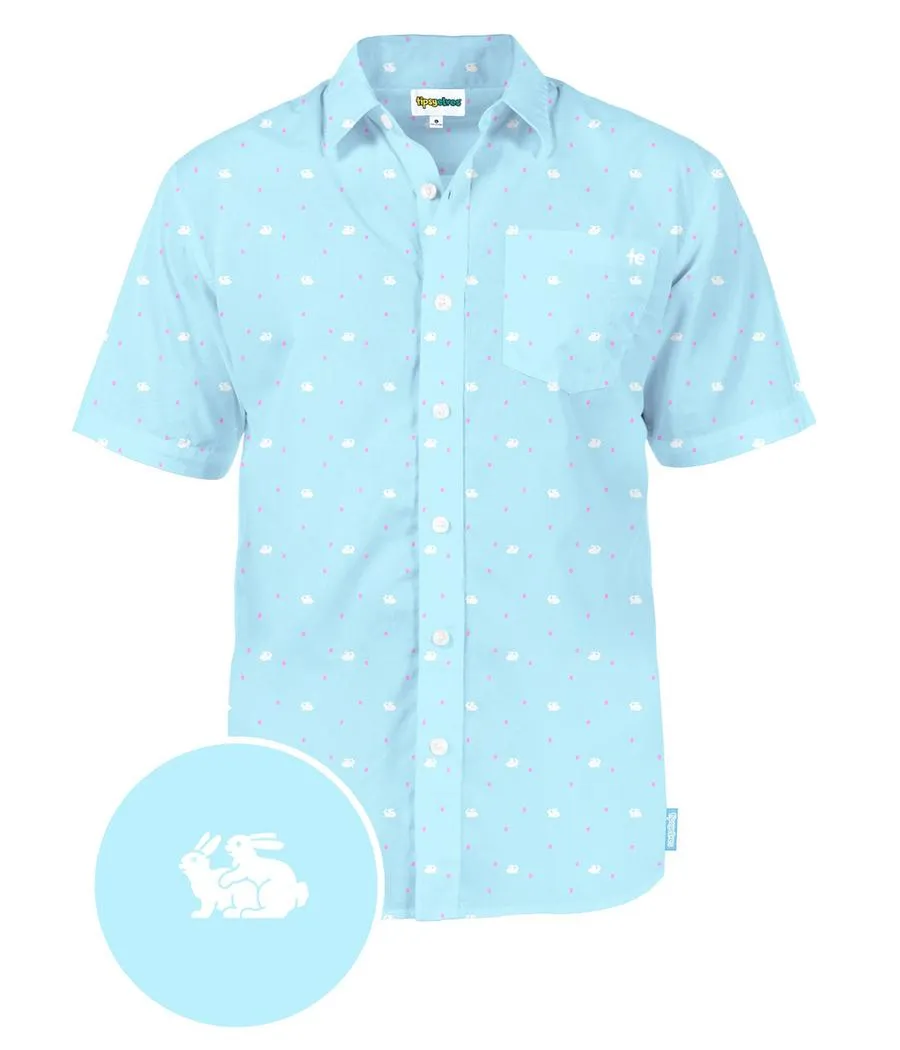 Men's Hoppin' Honeys Button Down Shirt sold by Tipsy Elves
