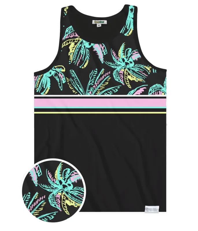 Men's Painted Palms Tank Top made by Tipsy Elves