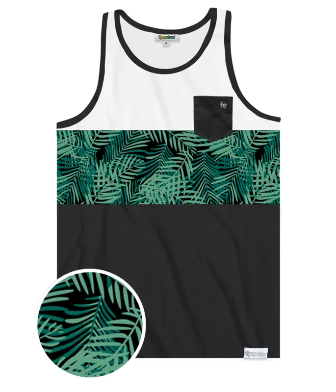 Men's Beyond the Palms Tank Top made by Tipsy Elves