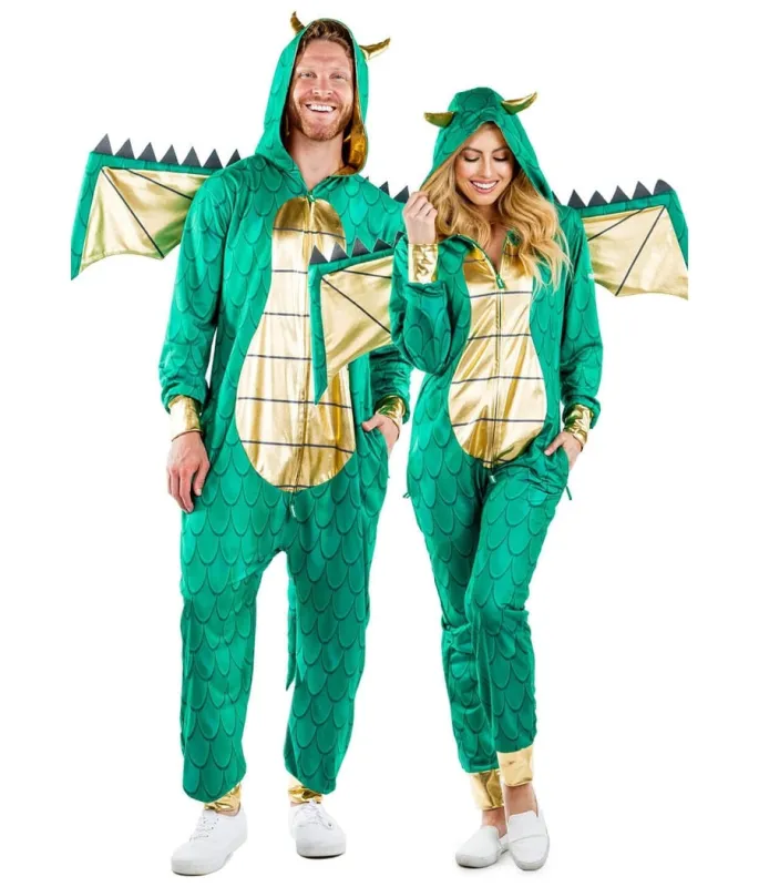 Matching Dragon Couples Costumes sold by Tipsy Elves