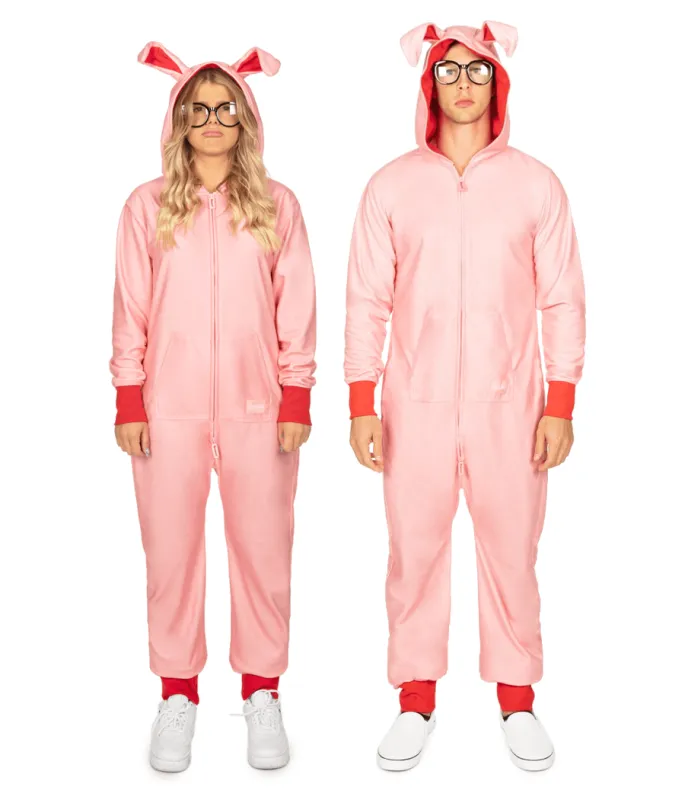Matching Christmas Story Bunny Couples Jumpsuits sold by Tipsy Elves