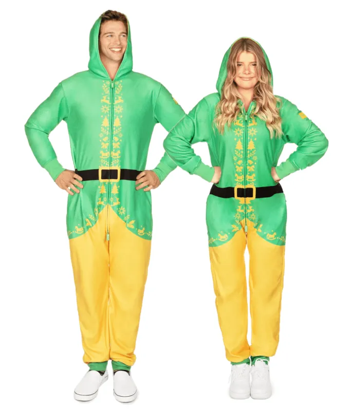 Matching Buddy the Elf Couples Jumpsuits sold by Tipsy Elves