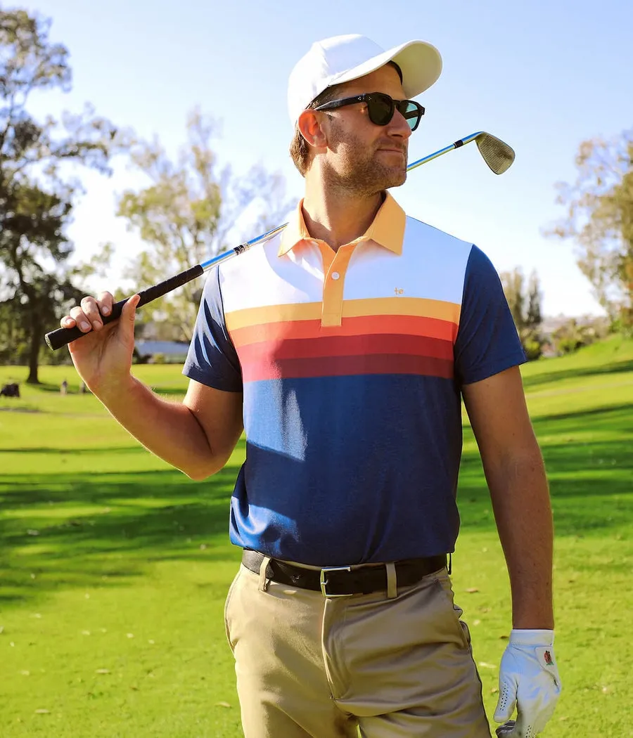Men's Slice of Sunset Golf Polo sold by Tipsy Elves product image thumbnail 5