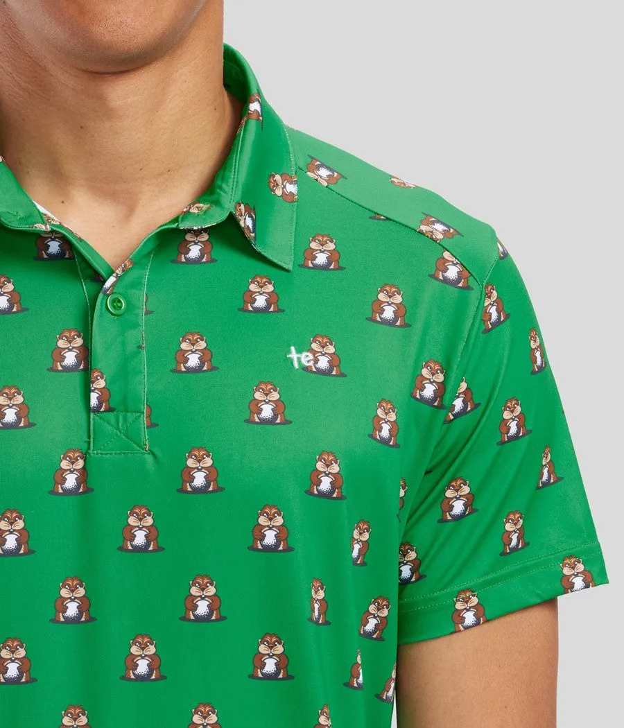 Men's Golpher Golf Polo sold by Tipsy Elves product image thumbnail 4