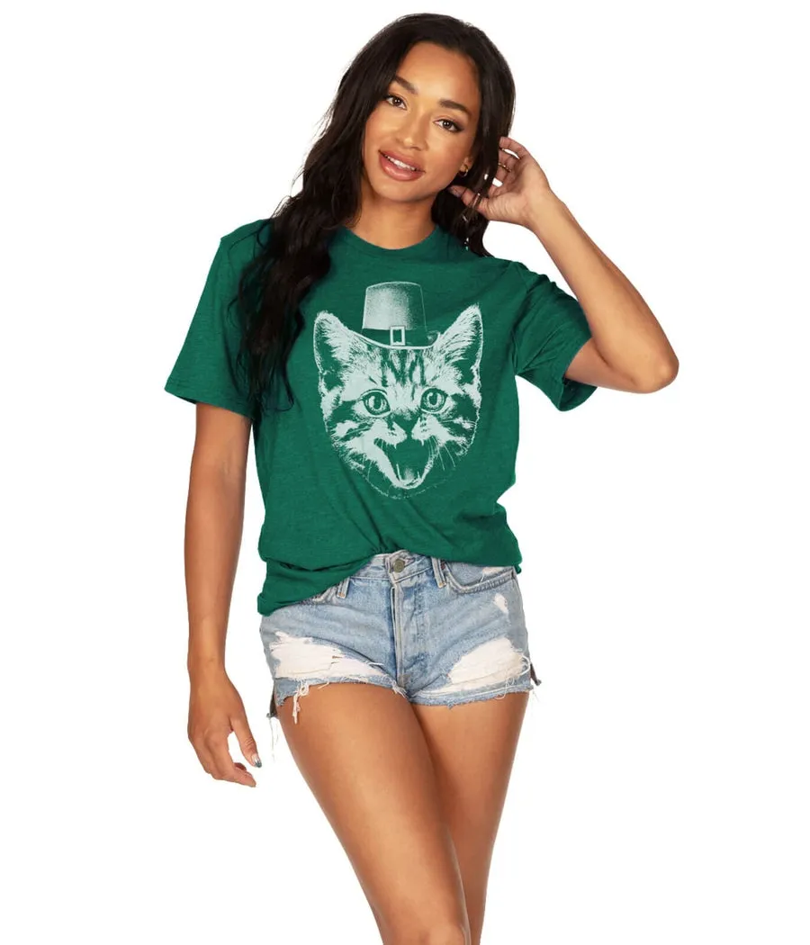 Women's St. Catrick's Oversized Boyfriend Tee sold by Tipsy Elves