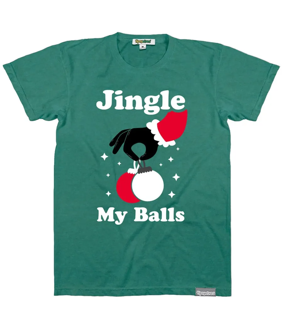 Men's Jingle My Balls Tee sold by Tipsy Elves