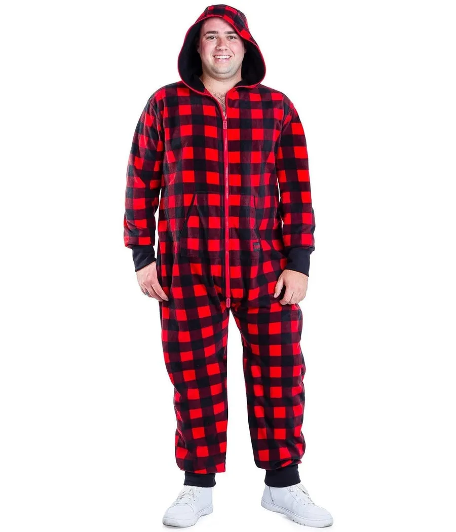 Men's Lumberjack Big and Tall Jumpsuit sold by Tipsy Elves product image thumbnail 2
