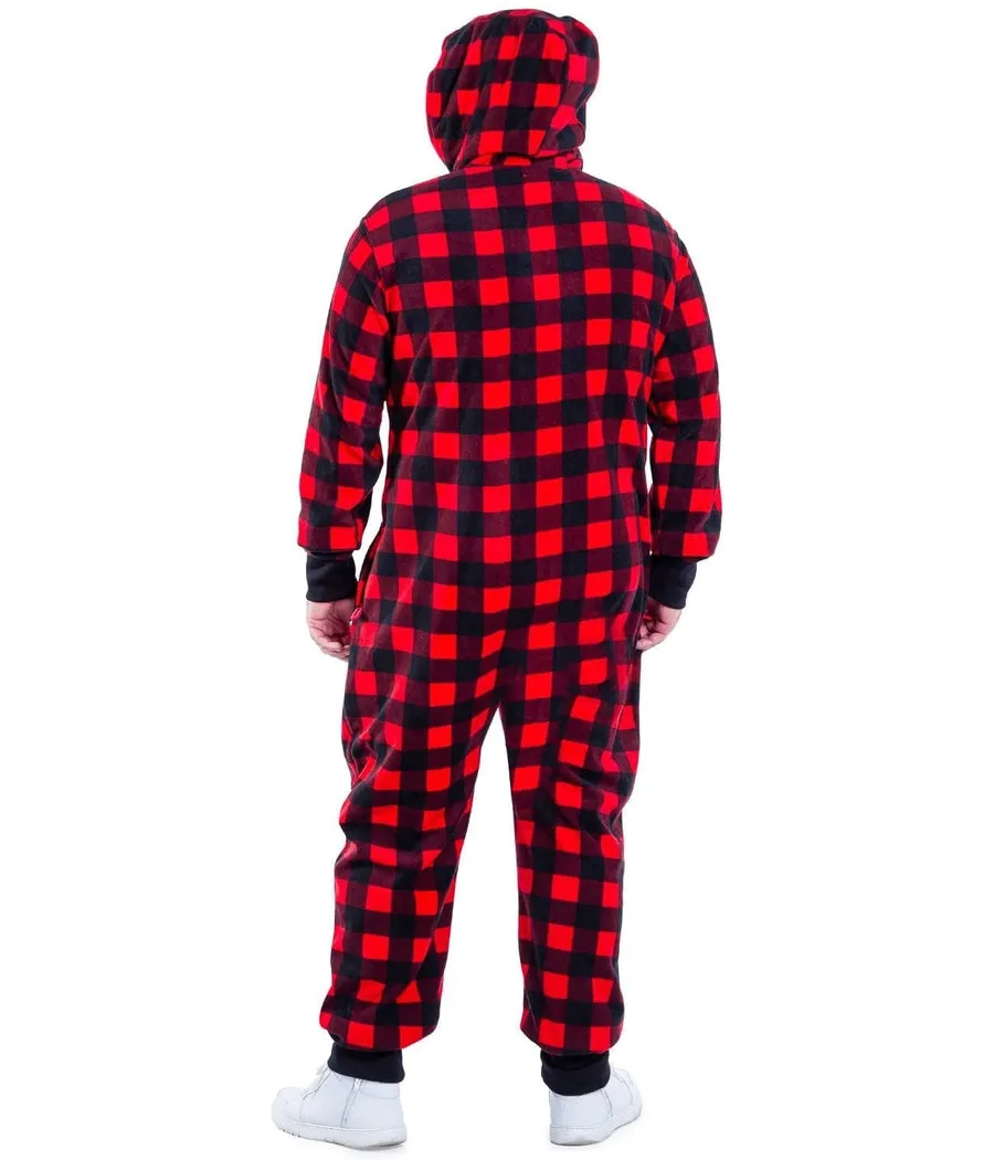 Men's Lumberjack Big and Tall Jumpsuit sold by Tipsy Elves product image thumbnail 3