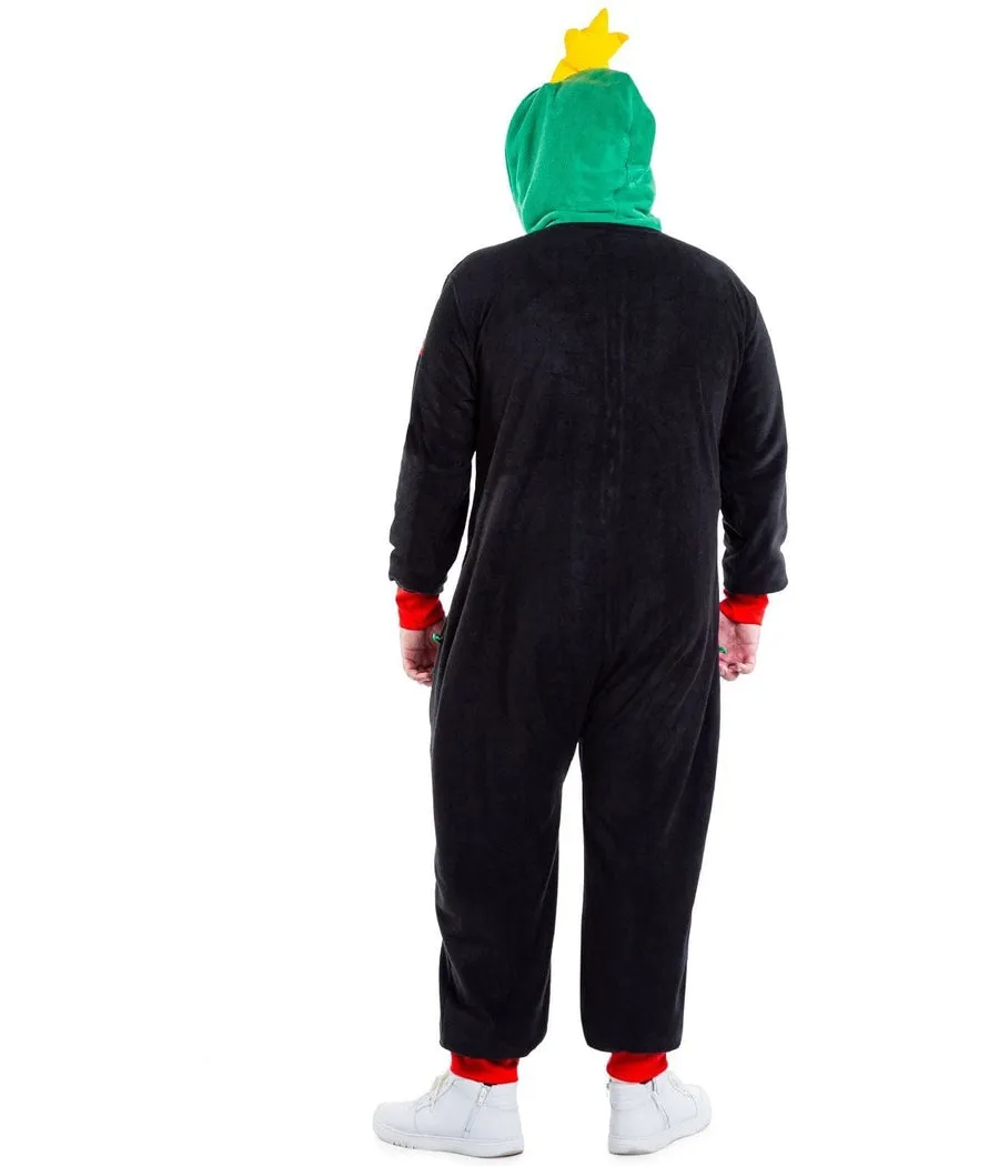 Men's Christmas Tree Toss Game Big and Tall Jumpsuit sold by Tipsy Elves product image thumbnail 3