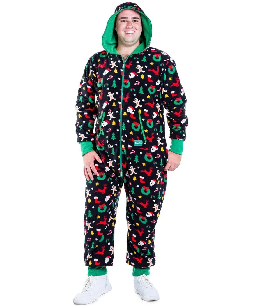 Men's Cookie Cutter Big and Tall Jumpsuit sold by Tipsy Elves product image thumbnail 3