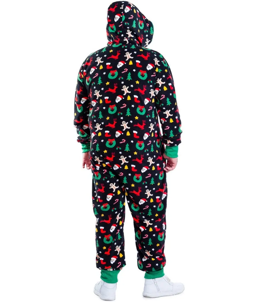 Men's Cookie Cutter Big and Tall Jumpsuit sold by Tipsy Elves product image thumbnail 2