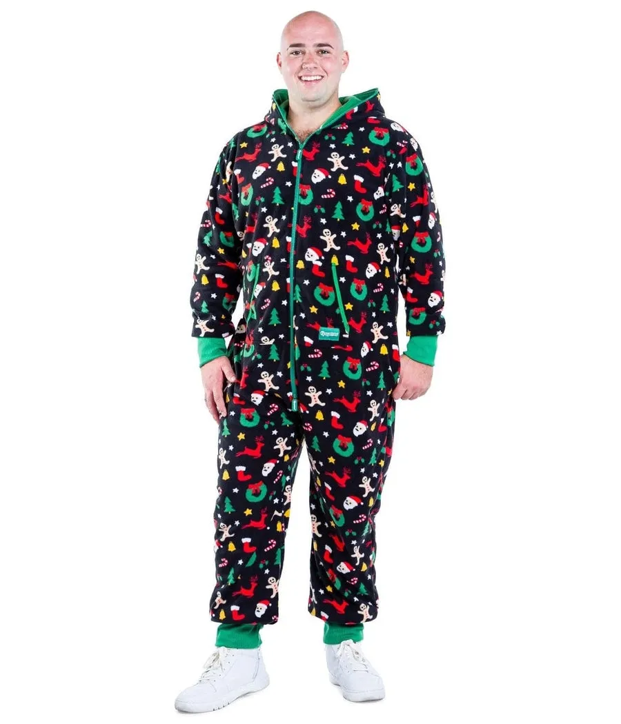 Men's Cookie Cutter Big and Tall Jumpsuit sold by Tipsy Elves