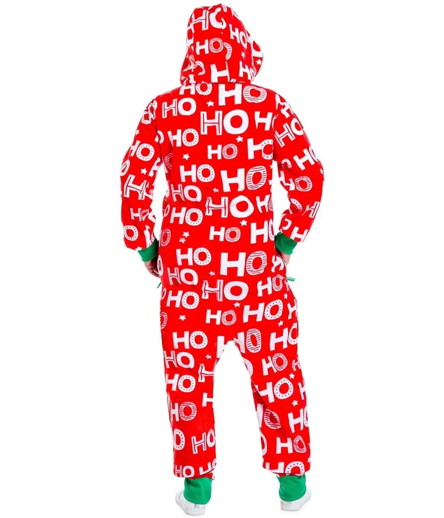 Women's Ho Ho Ho Plus Size Jumpsuit sold by Tipsy Elves product image thumbnail 3