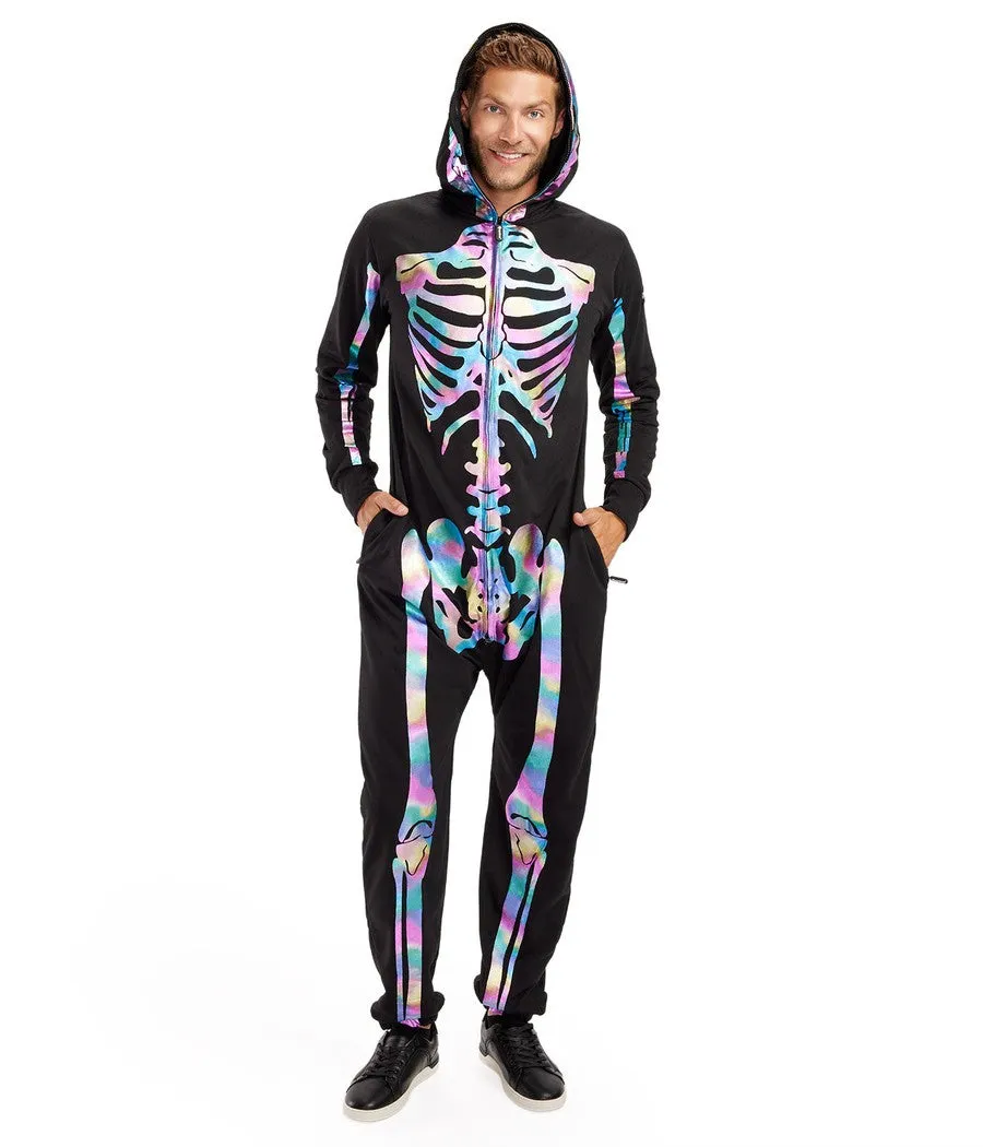 Men's Iridescent Skeleton Costume sold by Tipsy Elves product image thumbnail 2