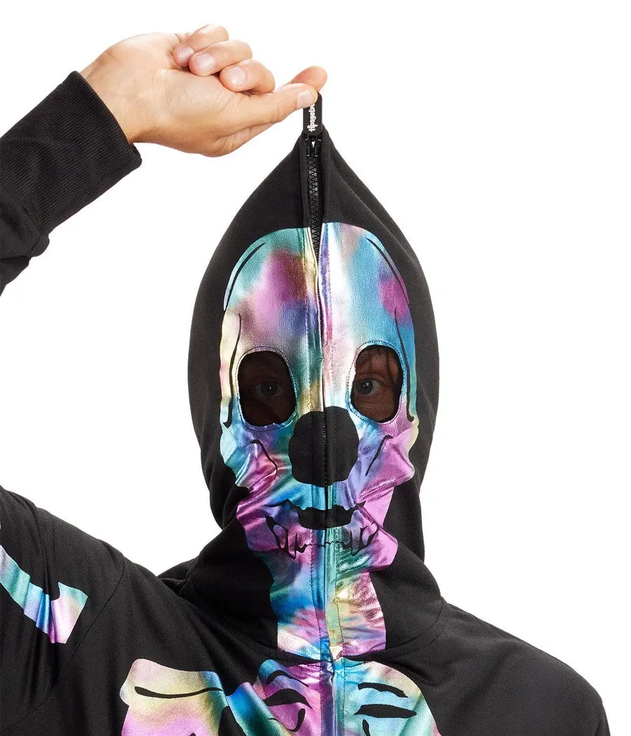 Men's Iridescent Skeleton Costume sold by Tipsy Elves product image thumbnail 5