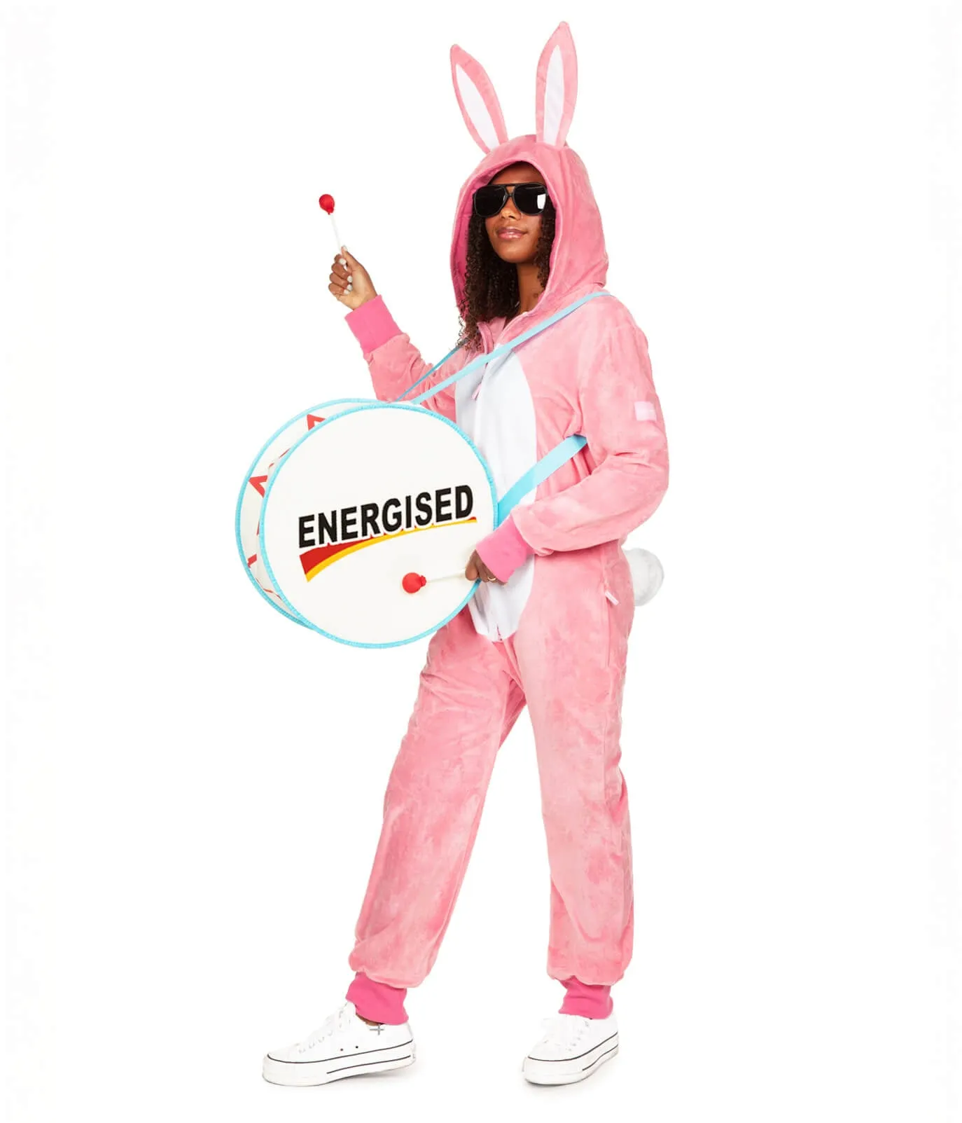 Women's Energetic Bunny Costume sold by Tipsy Elves