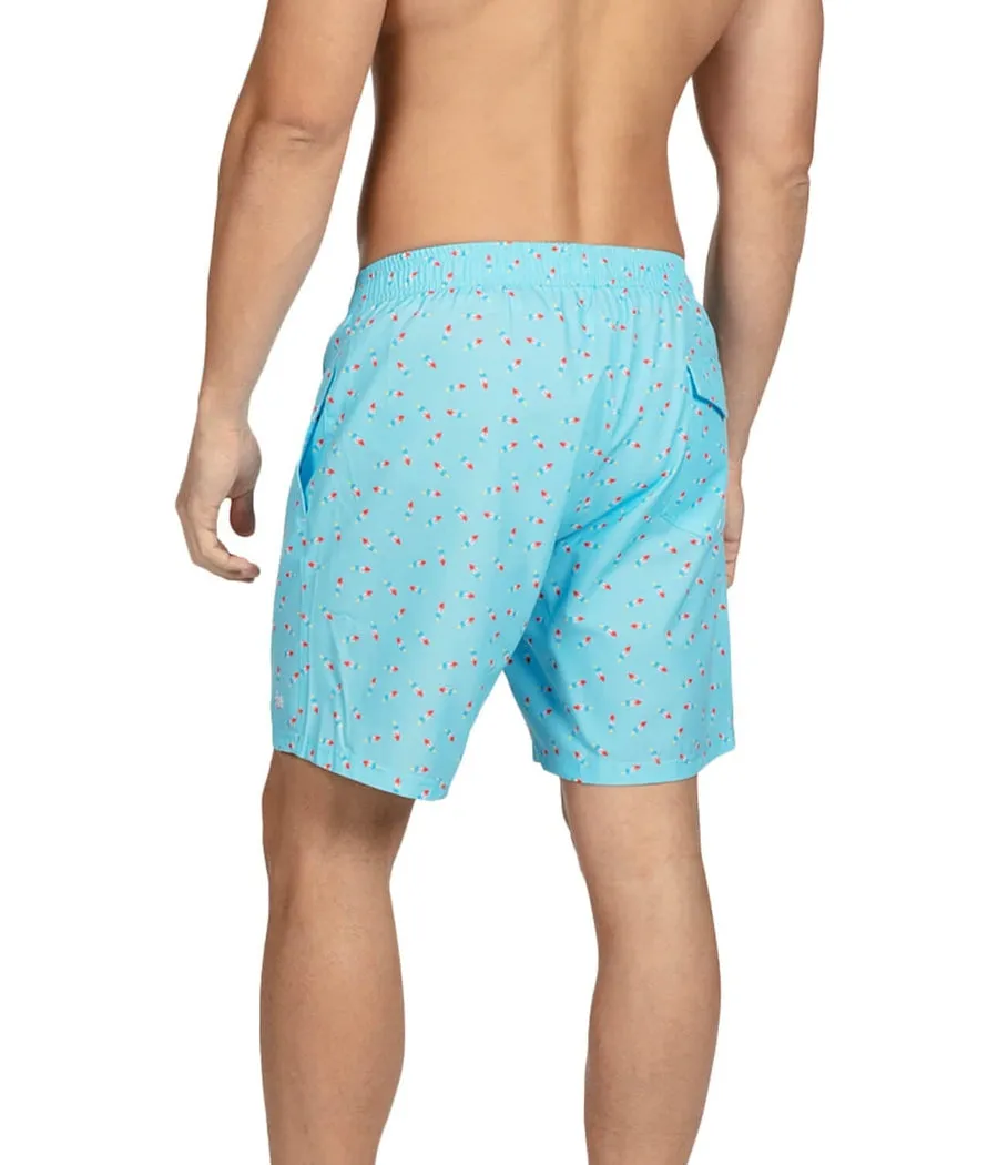 Patriotic Pops Stretch Swim Trunks - 7.5" Inseam sold by Tipsy Elves product image thumbnail 3