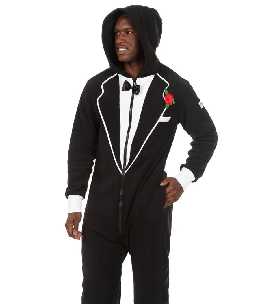 Men's Tuxedo Jumpsuit sold by Tipsy Elves product image thumbnail 2