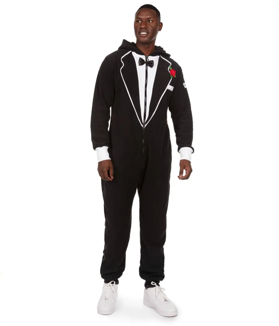 Men's Tuxedo Jumpsuit sold by Tipsy Elves