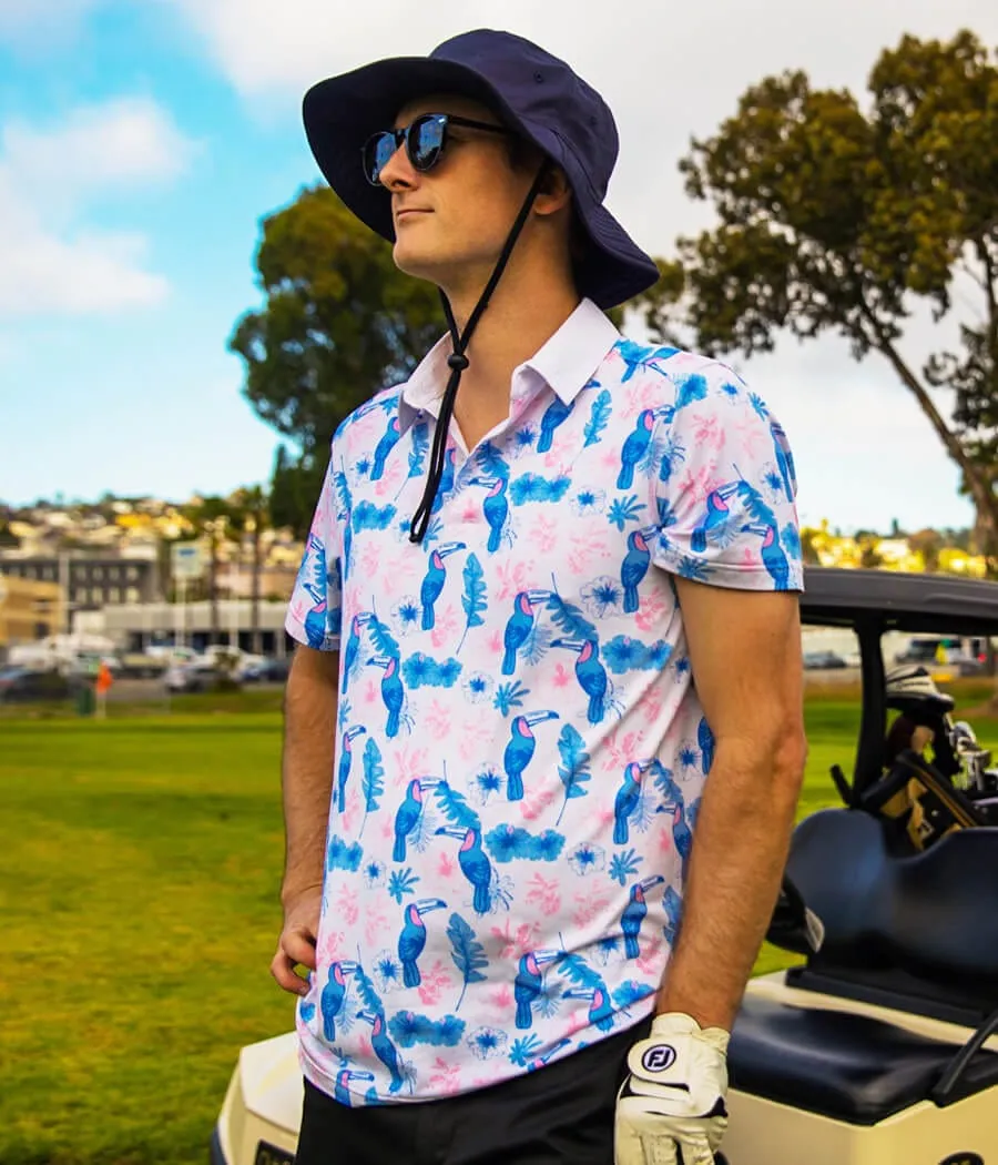 Men's Toucan Tango Golf Polo sold by Tipsy Elves product image thumbnail 5