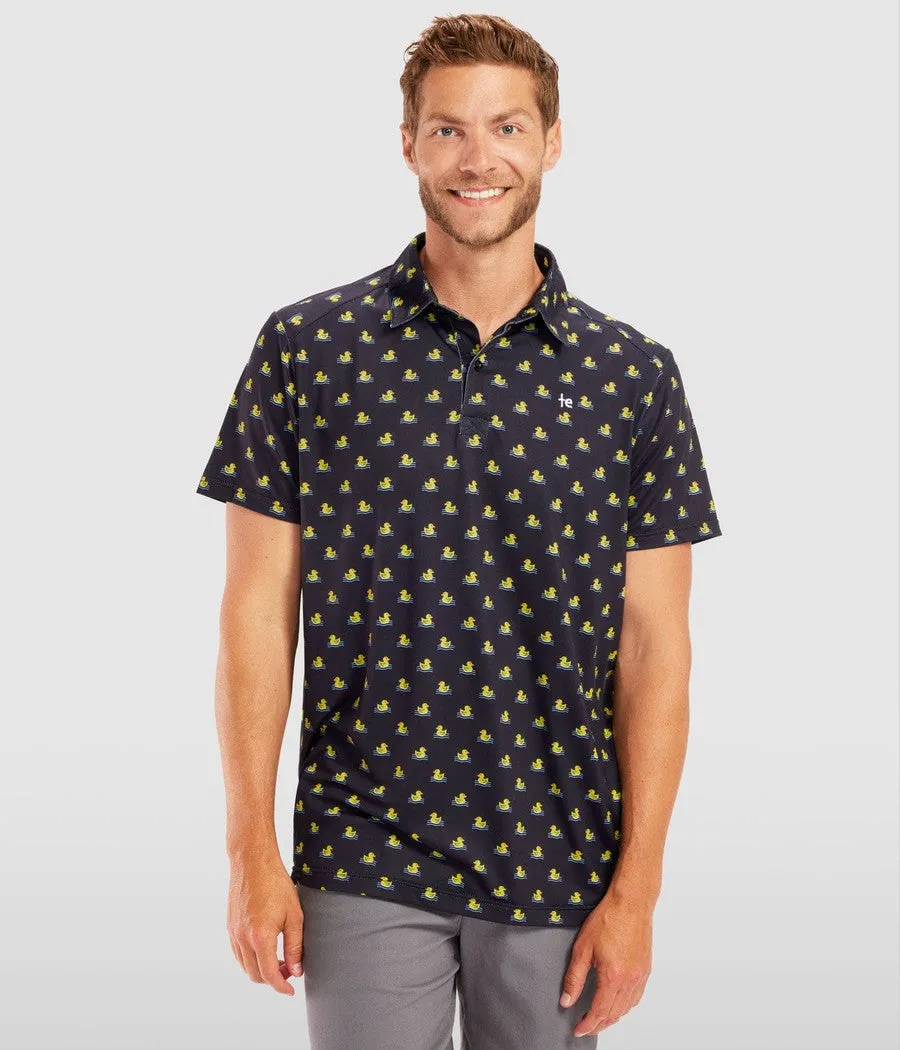 Men's Rubber Ducky Golf Polo sold by Tipsy Elves product image thumbnail 2