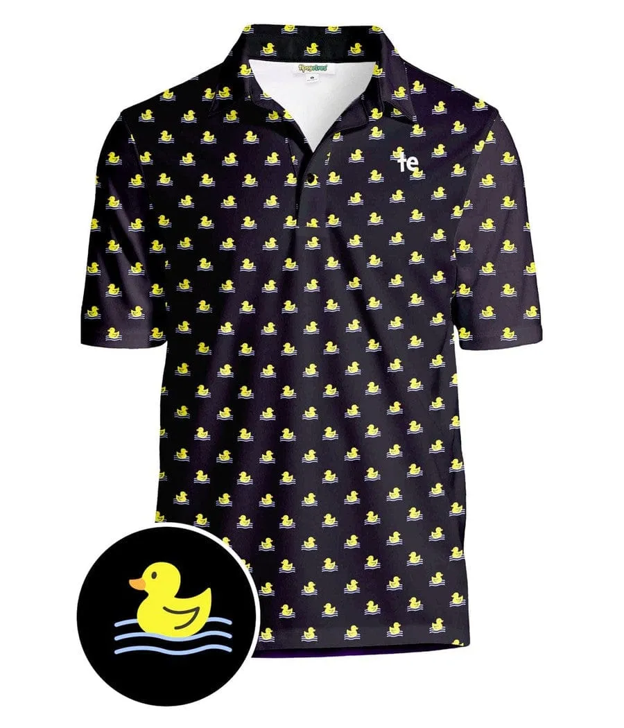 Men's Rubber Ducky Golf Polo sold by Tipsy Elves