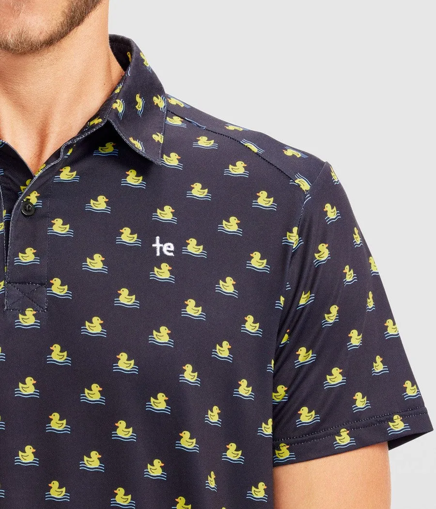 Men's Rubber Ducky Golf Polo sold by Tipsy Elves product image thumbnail 4