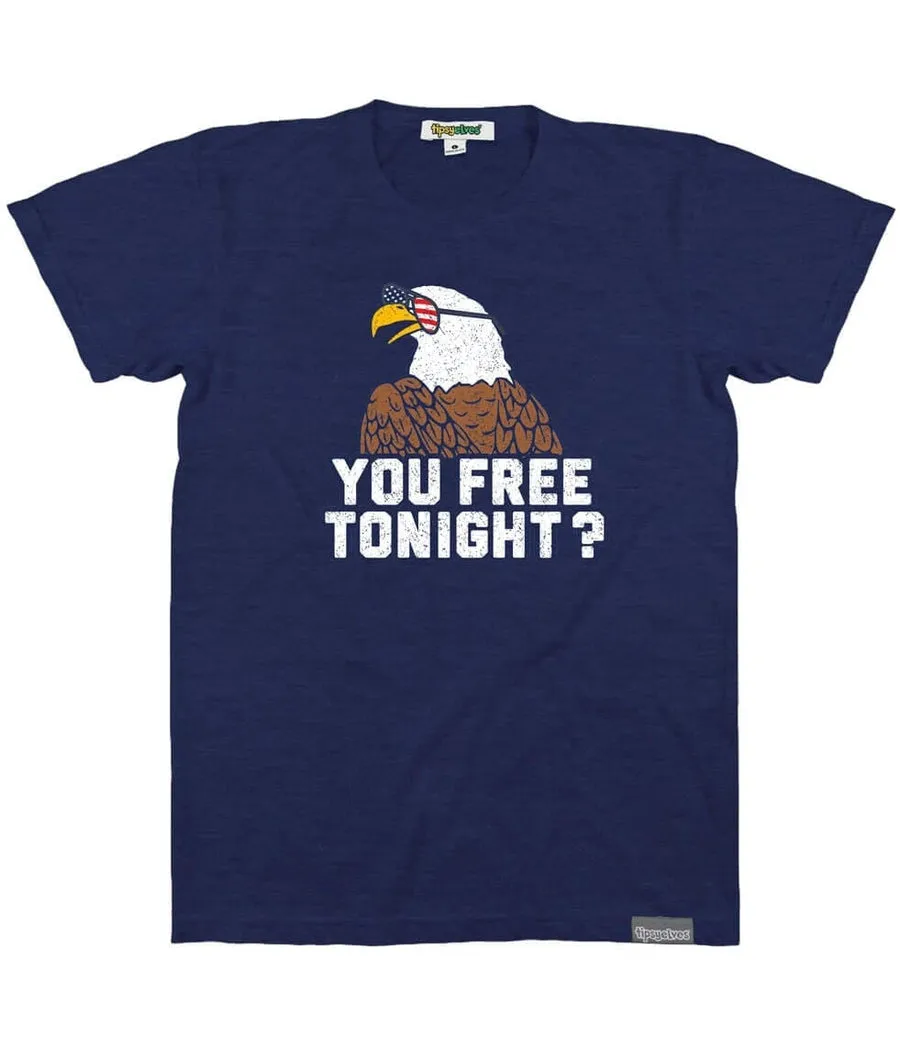 Women's You Free Tonight? Oversized Boyfriend Tee sold by Tipsy Elves product image thumbnail 3