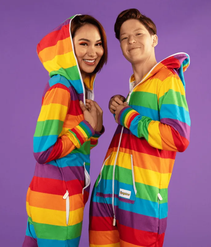 Rainbow Jumpsuit sold by Tipsy Elves