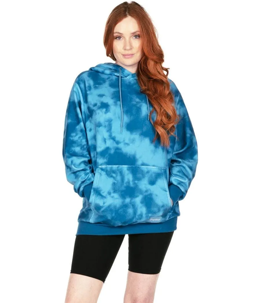 Women's Deep Blue Fleece Hoodie sold by Tipsy Elves product image thumbnail 4