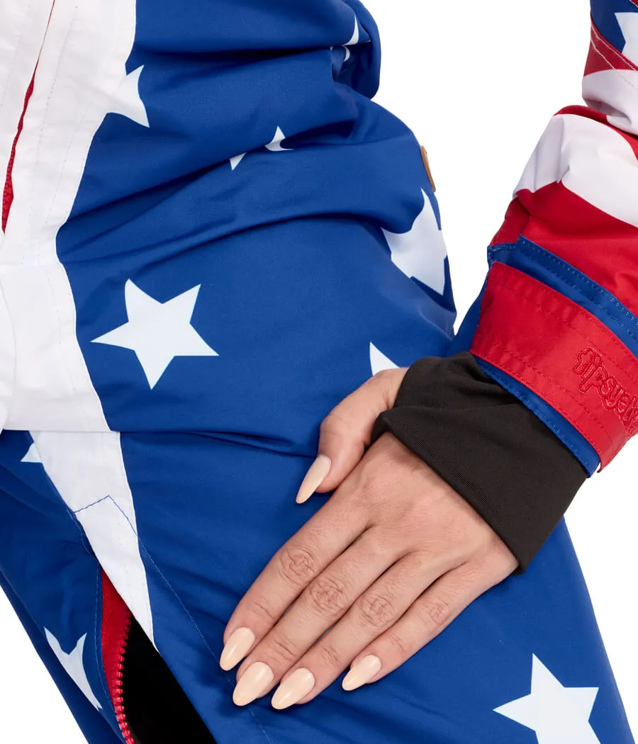 Women's Americana Ski Suit sold by Tipsy Elves product image thumbnail 4