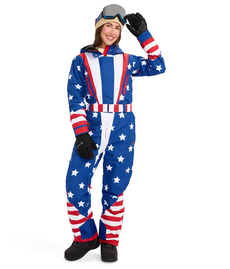 Women's Americana Ski Suit sold by Tipsy Elves