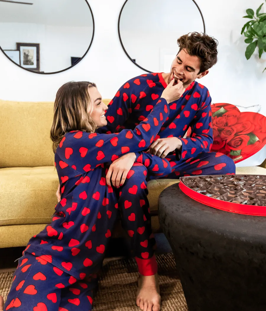 Women's Hearts on Fire Pajama Set sold by Tipsy Elves product image thumbnail 2