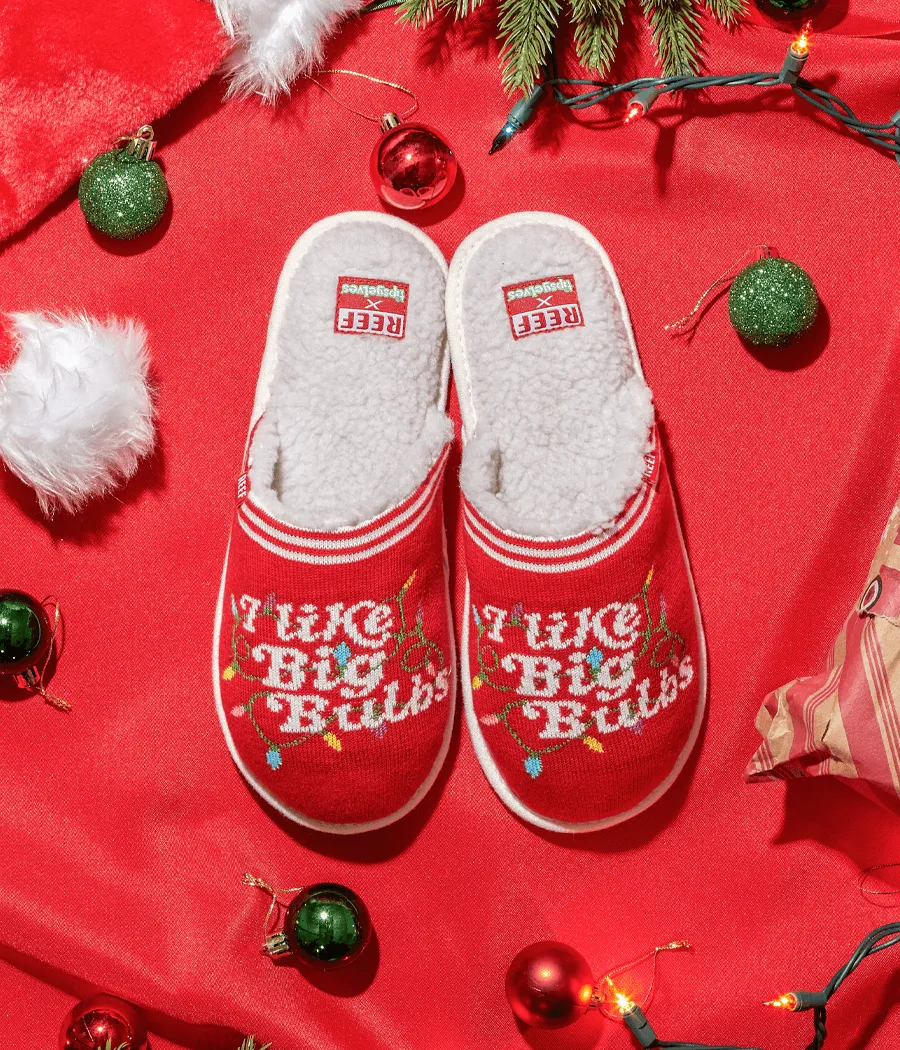 Women's I Like Big Bulbs Reef Slippers sold by Tipsy Elves product image thumbnail 2