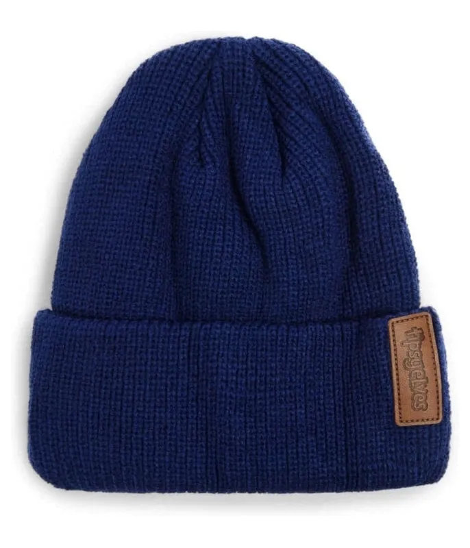 Navy Blue Beanie made by Tipsy Elves