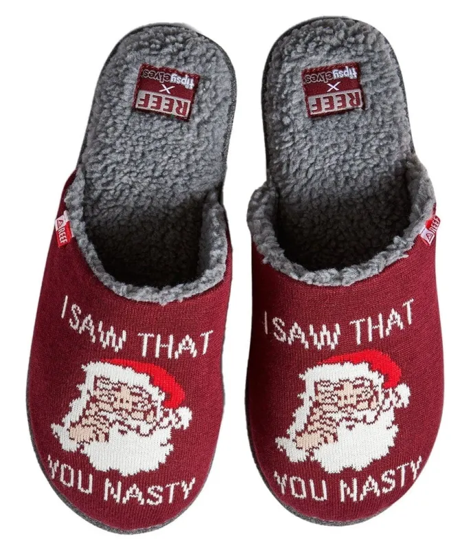 Men's You Nasty Reef Slippers made by Tipsy Elves