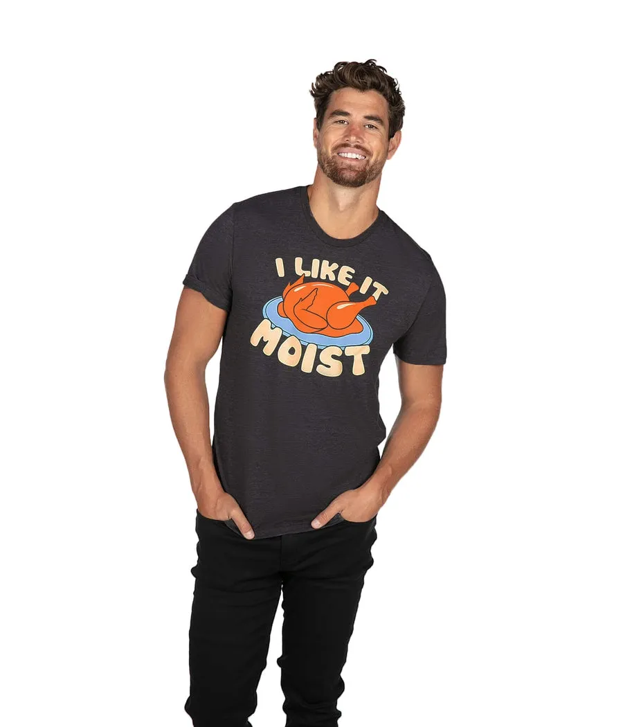 Men's I Like It Moist Turkey Tee sold by Tipsy Elves product image thumbnail 2