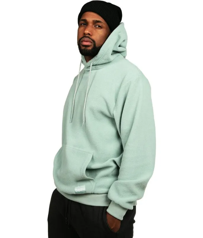 Men's Seafoam Solace Fleece Hoodie made by Tipsy Elves