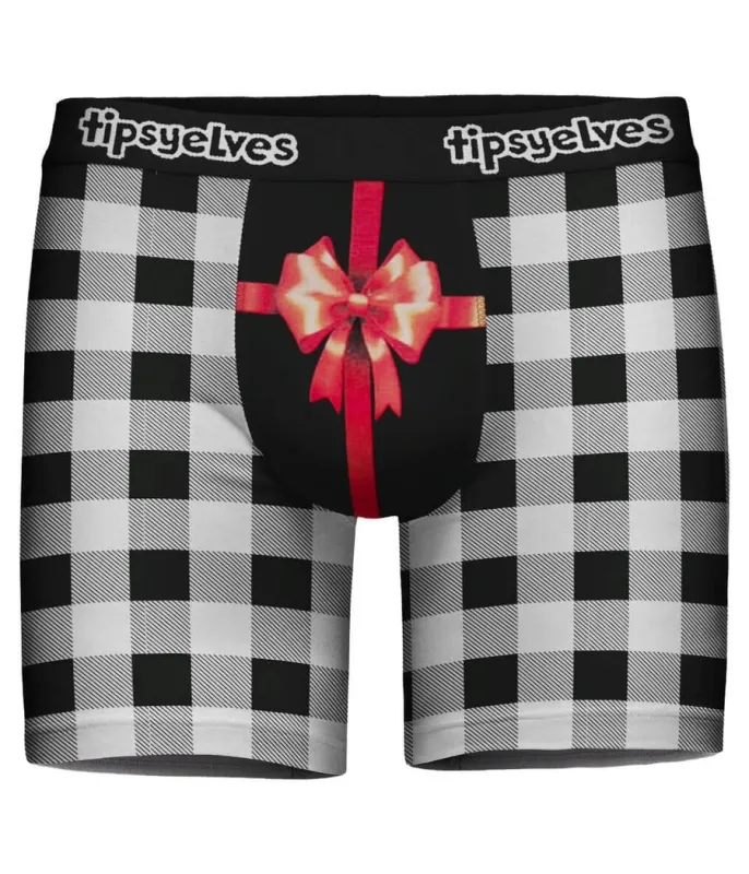 Men's Gift Wrapped Boxer Briefs sold by Tipsy Elves