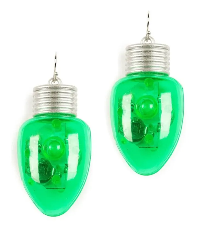 Light Up Bulb Earrings sold by Tipsy Elves