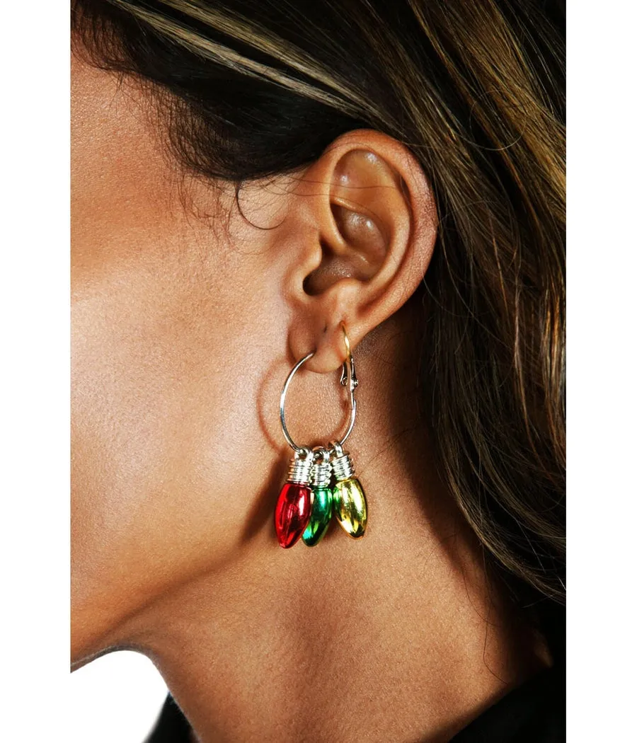 Bulb Hoop Earrings sold by Tipsy Elves product image thumbnail 2
