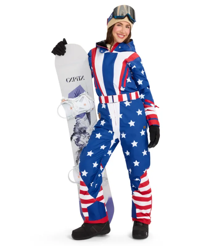 Women's Americana Snow Suit sold by Tipsy Elves