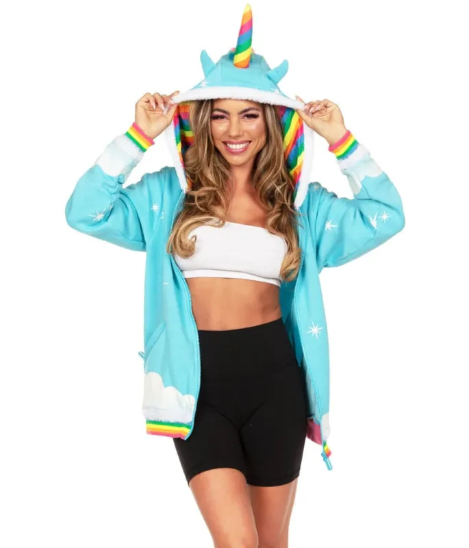 Women's Unicorn Hoodie sold by Tipsy Elves